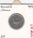 S12-G03-0414 Kroatië 1 kuna 1999  proof KM9.2