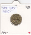 S12-G03-0435 Kaapverdië 1 escudo 1994  MS63 KM27