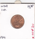 S12-G04-0008 USA 1 cent 1978 D MS60 KM201