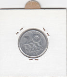 S12-G05-0101 Hongarije 20 filler 1976  VF KM573