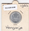 S12-G05-0108 Hongarije 20 filler 1983  UNC KM573
