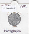 S12-G05-0125 Hongarije 50 filler 1982  VF KM574