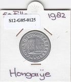 S12-G05-0125 Hongarije 50 filler 1982  VF KM574