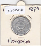 S12-G05-0136 Hongarije 1 forint 1974  VF KM575