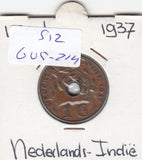 S12-G05-0214 Nederlands-Indië 1 cent 1937  VF KM317
