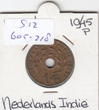 S12-G05-0218 Nederlands-Indië 1 cent 1945 P XF/UNC KM317