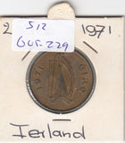 S12-G05-0229 Ierland 2 pence 1971   VF KM21