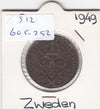 S12-G05-0252 Sweden 5 ore 1949   VF- KM812