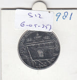 S12-G05-0257 Italy 100 Lire 1981   XF/UNC KM108 Naval Ac.