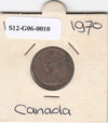 S12-G06-0010 Canada  1 cent 1970   VF KM59