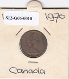 S12-G06-0010 Canada  1 cent 1970   VF KM59
