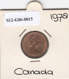 S12-G06-0015 Canada  1 cent 1978   VF KM59