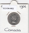 S12-G06-0022 Canada  5 cent 1964   UNC KM57
