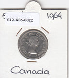 S12-G06-0022 Canada  5 cent 1964   UNC KM57