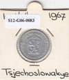 S12-G06-0083 Tsjecho-Slowakije 10 heller 1967  VF KM49