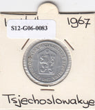 S12-G06-0083 Tsjecho-Slowakije 10 heller 1967  VF KM49