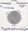 S12-G06-0086 Tsjecho-Slowakije 10 heller 1971  VF KM49