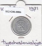 S12-G06-0086 Tsjecho-Slowakije 10 heller 1971  VF KM49