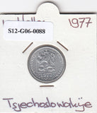 S12-G06-0088 Tsjecho-Slowakije 10 heller 1977  UNC KM80