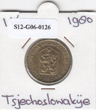 S12-G06-0126 Tsjecho-Slowakije 1 koruna 1980  XF KM50