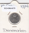 S12-G06-0175 Denemarken 10 ore 1974  VF KM860
