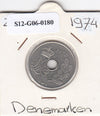 S12-G06-0180 Denemarken 25 ore 1974  XF KM861