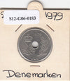 S12-G06-0183 Denemarken 25 ore 1979  VF KM861