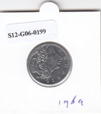 S12-G06-0199 Brazilië 5 centavos 1969  VF KM577