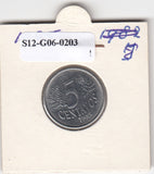 S12-G06-0203 Brazilië 5 centavos 1995  XF KM632