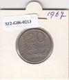 S12-G06-0213 Brazilië 20 centavos 1967  VF KM579