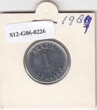S12-G06-0226 Brazilië 1 cruzado 1987  VF+ KM605