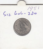 S12-G06-0280 India 1/4 rupee 1951  XF KM5