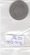 S12-G06-0290 West Afr staten 100 Francs 1971  VF KM4