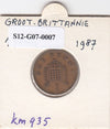 S12-G07-0007 Verenigd Koninkrijk 1 penny 1987  VF KM# 935