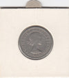 S12-G07-0023 Verenigd Koninkrijk 1 shilling 1957  VF KM# 904 English arms, three lions on crowned shield