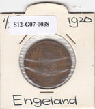 S12-G07-0038 Verenigd Koninkrijk ½ penny 1920  FI KM# 809