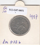 S12-G07-0051 Verenigd Koninkrijk 10 pence 1997  VF KM# 938b
