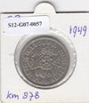 S12-G07-0057 Verenigd Koninkrijk 2 shillings (florin) 1949  VF KM# 878