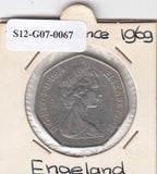 S12-G07-0067 Verenigd Koninkrijk 50 new pence 1969  VF+ KM# 913