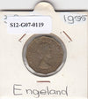 S12-G07-0119 Verenigd Koninkrijk 3 pence 1955  VF KM# 900