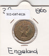 S12-G07-0126 Verenigd Koninkrijk 3 pence 1960  VF KM# 900