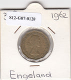 S12-G07-0128 Verenigd Koninkrijk 3 pence 1962  VF KM# 900