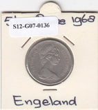 S12-G07-0136 Verenigd Koninkrijk 5 new pence 1968  VF KM# 911