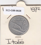 S12-G08-0038 Italië 10 lire 1972  VF KM92