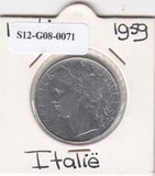 S12-G08-0071 Italië 100 lire 1959  VF KM96