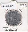 S12-G08-0074 Italië 100 lire 1964  VF KM96