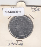 S12-G08-0075 Italië 100 lire 1965  VF KM96