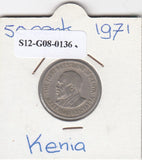 S12-G08-0136 Kenia 50 cent 1971  VF KM13