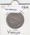 S12-G08-0137 Kenia 1 shilling 1968  VF KM5