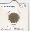 S12-G08-0142 Korea Zuid 1 won 1967  VF KM4